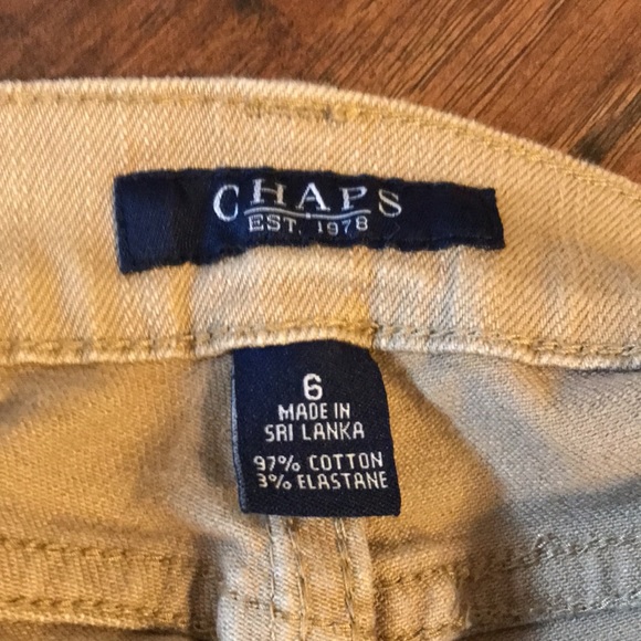 Chaps Women’s Kahki Jeans size 6 in excellent condition please see all photos - Picture 2 of 14